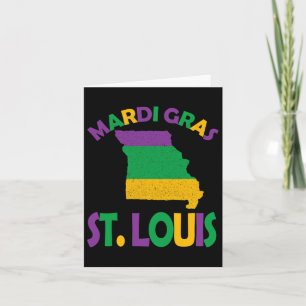 Mardi Gras Party St. Louis Missouri  Card