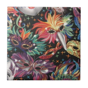 Mardi Gras Party Tile
