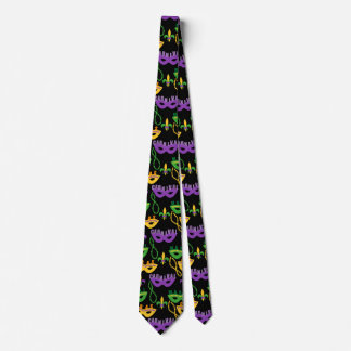 Mardi Gras Patterned Tie