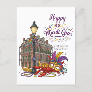 Mardi Gras Postcard