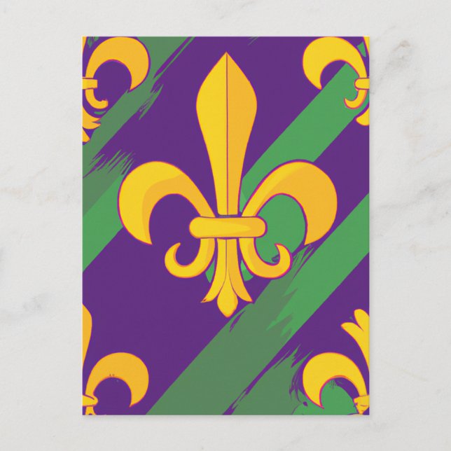 Mardi gras postcard (Front)