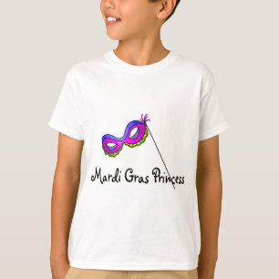 Mardi Gras Princess Mask T-Shirt