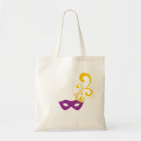 Mardi Gras Purple & Gold Mask