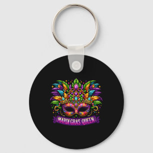 Mardi Gras Queen Costume Outfit Girls Womens Mardi Key Ring