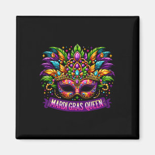 Mardi Gras Queen Costume Outfit Girls Womens Mardi Magnet