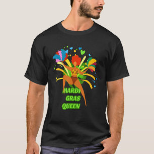 Mardi Gras Queen Cruise Cruising Mask Cruise Carni T-Shirt
