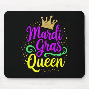 Mardi Gras Queen For Girls And Women Mouse Pad