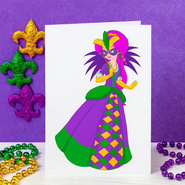 Mardi Gras Queen Invitations (Creator Uploaded)