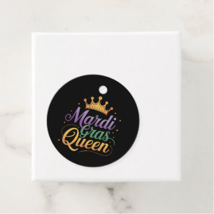 Mardi Gras Queen Parade Costume Party Favour Tags