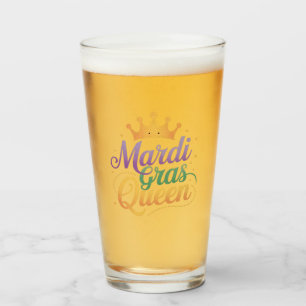 Mardi Gras Queen Parade Costume Party  Glass