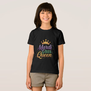 Mardi Gras Queen Parade Costume Party Tri-Blend Shirt