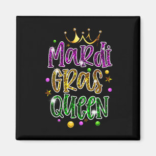 Mardi Gras Queen Parade Costume Party Women Gift M Magnet