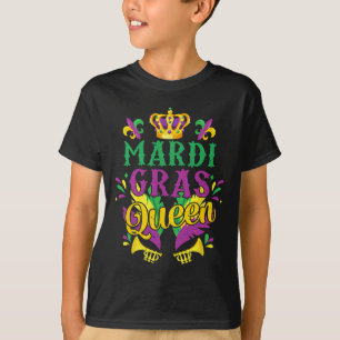 Mardi Gras Queen Parade Costume Party Women Girl M T-Shirt
