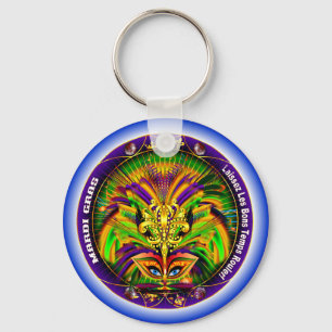 Mardi Gras Queen Style 2 View Notes Plse Key Ring
