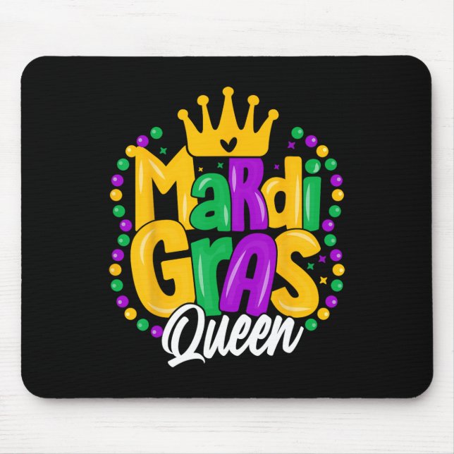 Mardi Gras Queen Womens Mardi Gras  Mouse Pad (Front)