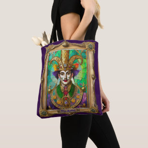 Mardi Gras Realm Portraits - The Artist Dali Tote Bag