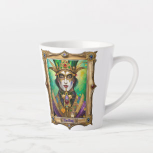 Mardi Gras Realm Portraits - The King Latte Mug