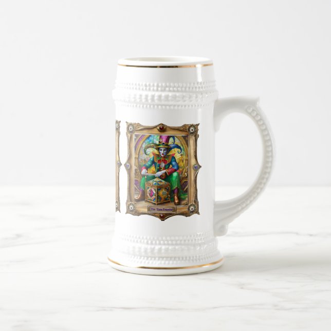 Mardi Gras Realm Portraits - The Time Traveller Beer Stein (Right)