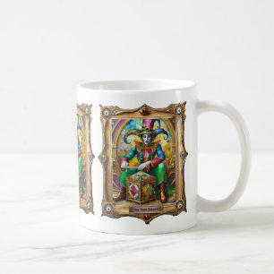 Mardi Gras Realm Portraits - The Time Traveller Coffee Mug
