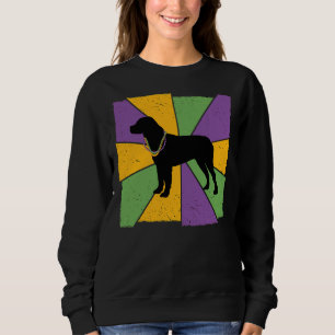 Mardi Gras Rottweiler Lover Rottweiler Dog Owner M Sweatshirt