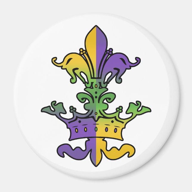 Mardi Gras Royalty Magnet (Front)