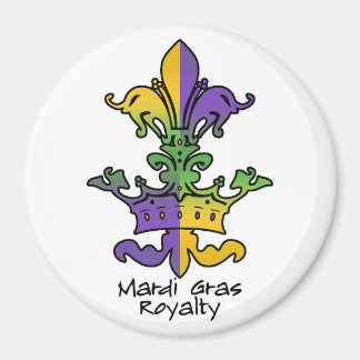 Mardi Gras Royalty Magnet