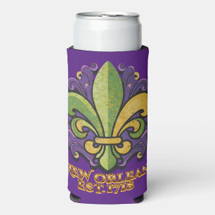 Mardi Gras Selzars Lovers  Seltzer Can Cooler