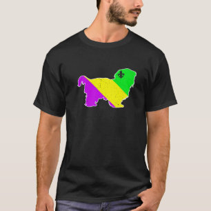Mardi Gras Shih Tzu Dog Funny Puppy Dog Lover T-Shirt