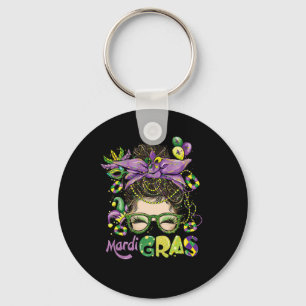 Mardi Gras Shirt Women  Key Ring