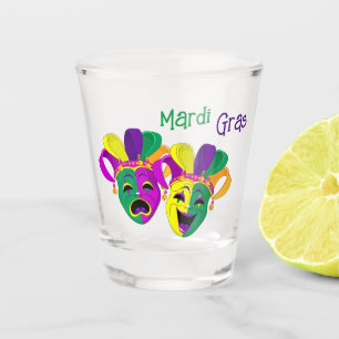 Mardi Gras Shot Glass