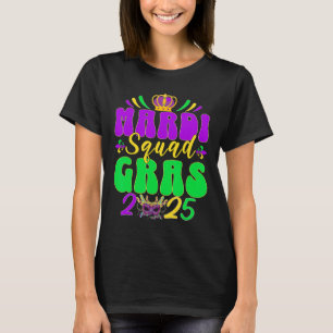 Mardi Gras Squad 2025 Mardi Gras Group Matching Ce T-Shirt