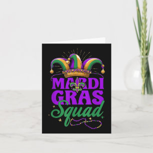 Mardi Gras Squad Matching Group Mardi Gras Cruise Card
