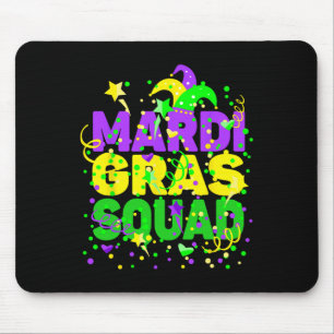 Mardi Gras Squad Party Costume Outfit - Funny Mard Mouse Pad