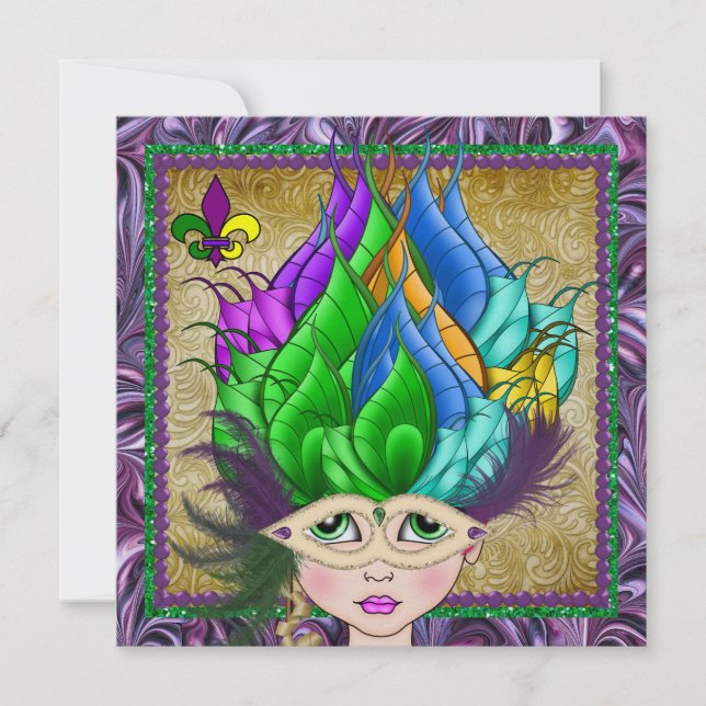 Mardi Gras - SRF Invitation (Front)