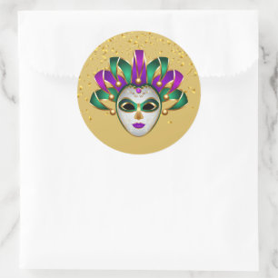 Mardi Gras Sticker