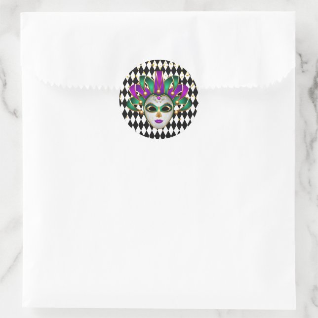 Mardi Gras Sticker (Bag)