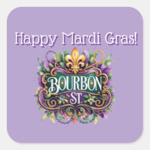 Mardi Gras Sticker