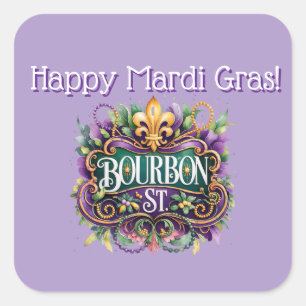 Mardi Gras Sticker