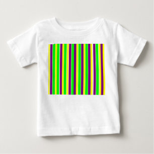 Mardi Gras Stripes Baby T-Shirt
