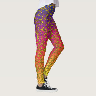 Mardi Gras Style Colourful Leggings