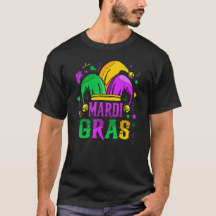 Mardi Gras T Shirt Mardi Gras 2023 Beads Mask Feat