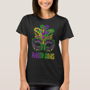 Mardi Gras T Shirt Mardi Gras 2023 Beads Mask Feat