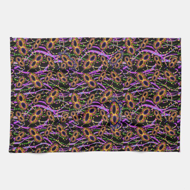 Mardi Gras     Tea Towel (Horizontal)