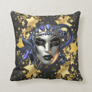 Mardi Gras Throw Pillow