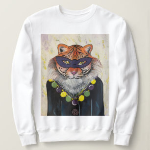 Mardi Gras Tiger Sweatshirt