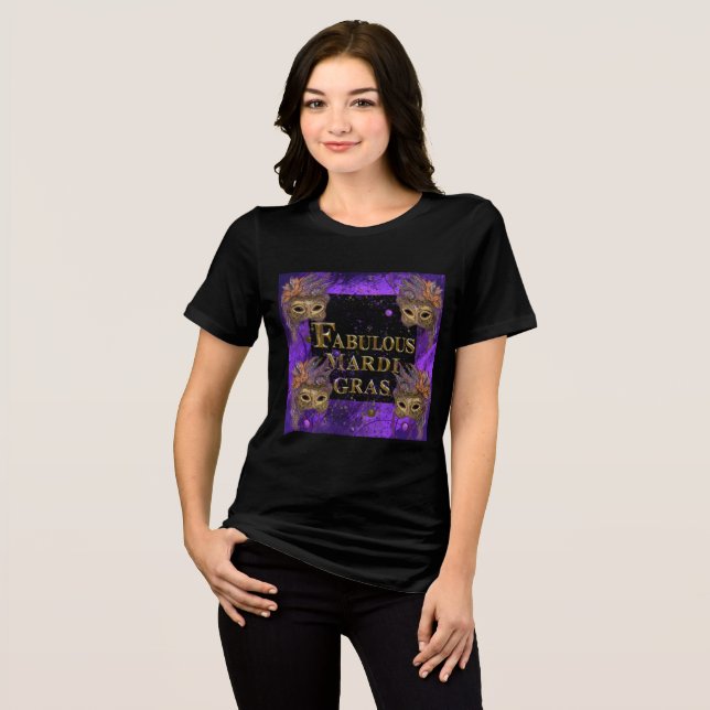 Mardi Gras Tri-Blend Shirt (Front Full)