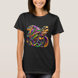 Mardi Gras Turtle Party Mardi Gras Lover  T-Shirt