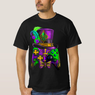 Mardi Gras Video Game Controller E sport for kids T-Shirt
