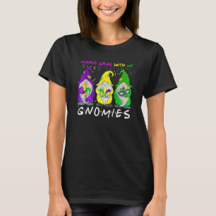 Mardi Gras With My Gnomies Three Gnome Costume Wo T-Shirt