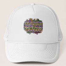 Mardi Gras with Optional Custom Text